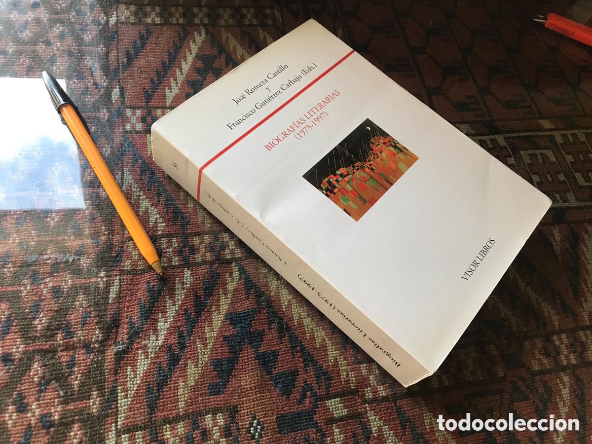 Libros de segunda mano: Biograf&iacute;as literarias (1975-1997). Visor Libros