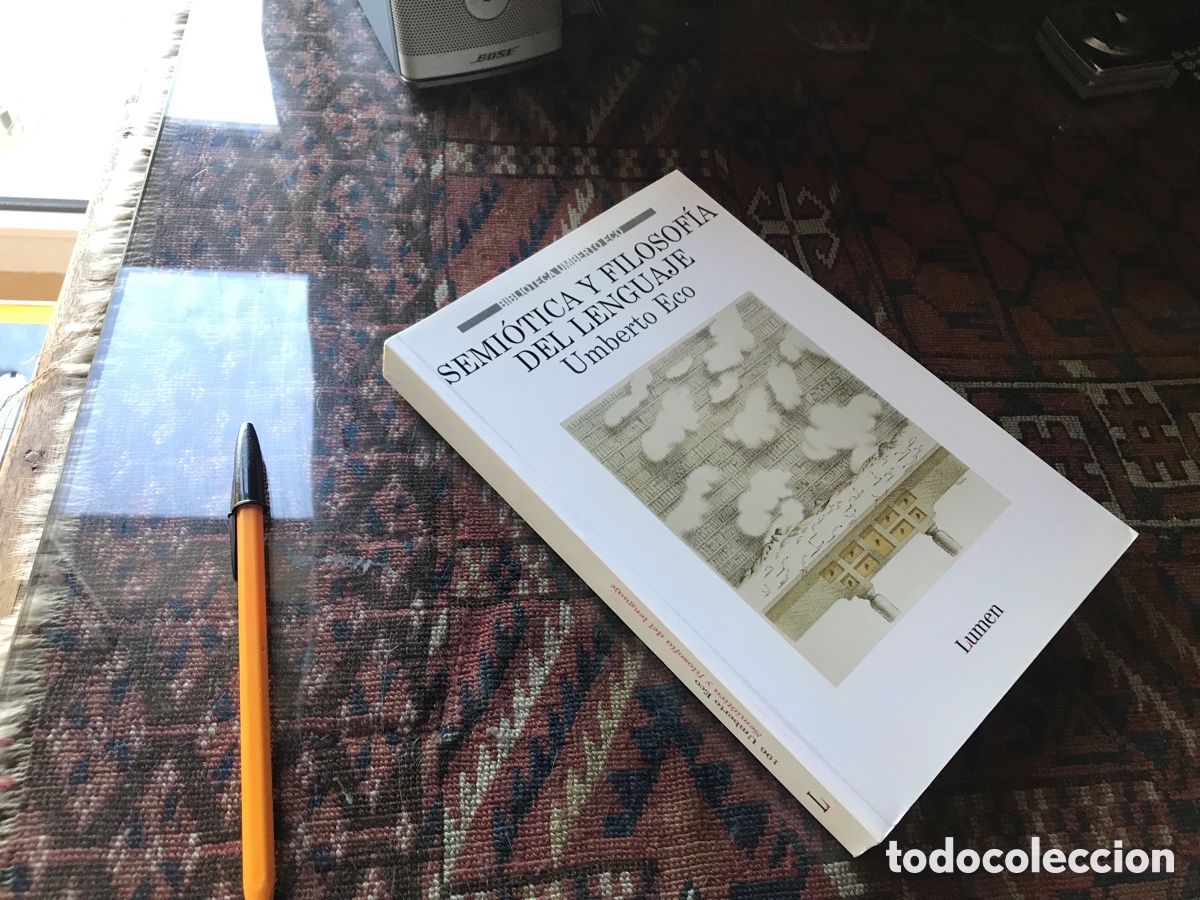 Libros de segunda mano: Semi&oacute;tica y filosof&iacute;a del lenguaje. Umberto Eco. Lumen. Biblioteca Umberto Eco n&ordm; 196