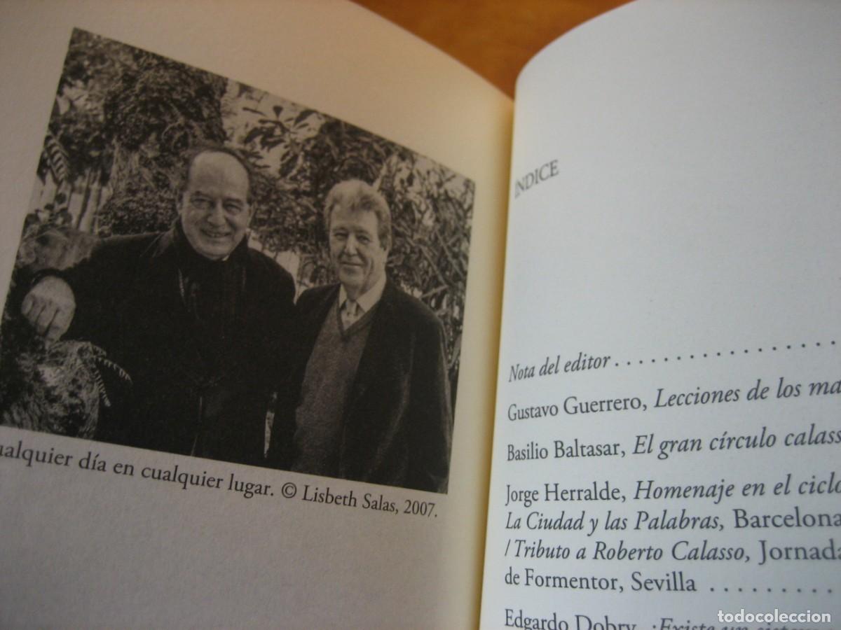 Libros de segunda mano: Para Roberto Calasso .edicion de Jorge Herralde .Anagrama argumentos . NUEVO!! - Foto 9