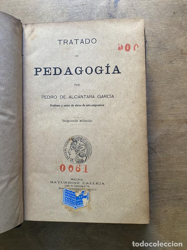 Libros de segunda mano: Tratado de Pedagogia - Garcia Pedro de Alcantara