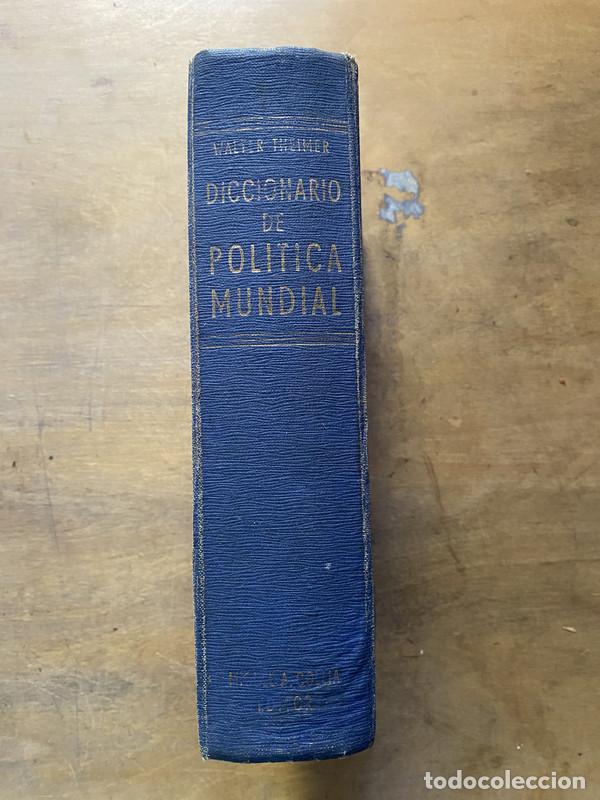 Libros de segunda mano: Diccionario de Politica Mundial - Theimer Walter