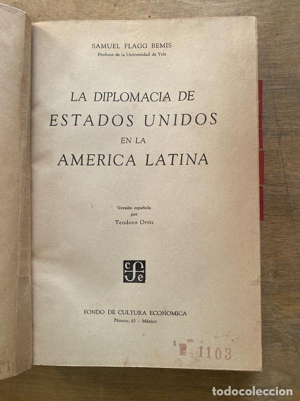 Libros de segunda mano: La diplomacia de Estados Unidos en la America Latina - Bemis Samuel Flagg