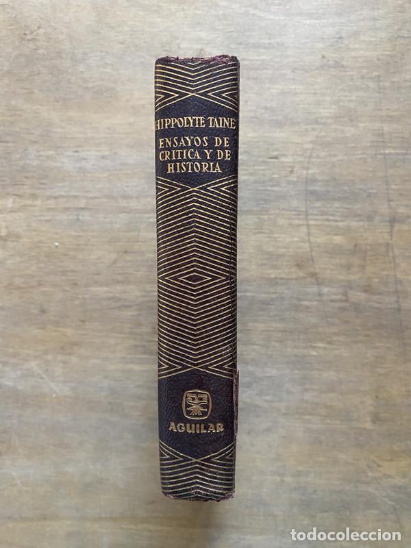 Libros de segunda mano: Ensayos de Critica y de Historia - Taine Hippolyte