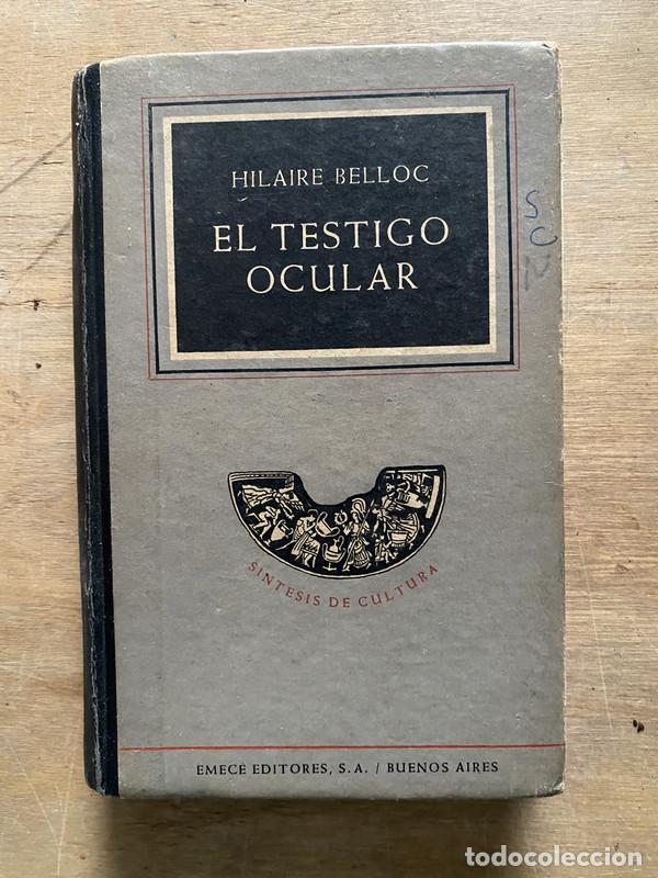Libros de segunda mano: El testigo ocular - Belloc Hilaire