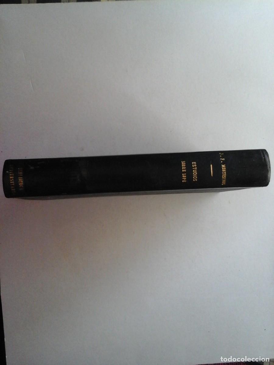 Libros de segunda mano: JOS&Eacute; FERN&Aacute;NDEZ MONTESINOS. ESTUDIOS SOBRE LOPE. 1&ordf; EDICI&Oacute;N 1951. ENSAYO. GENERACI&Oacute;N DEL 27