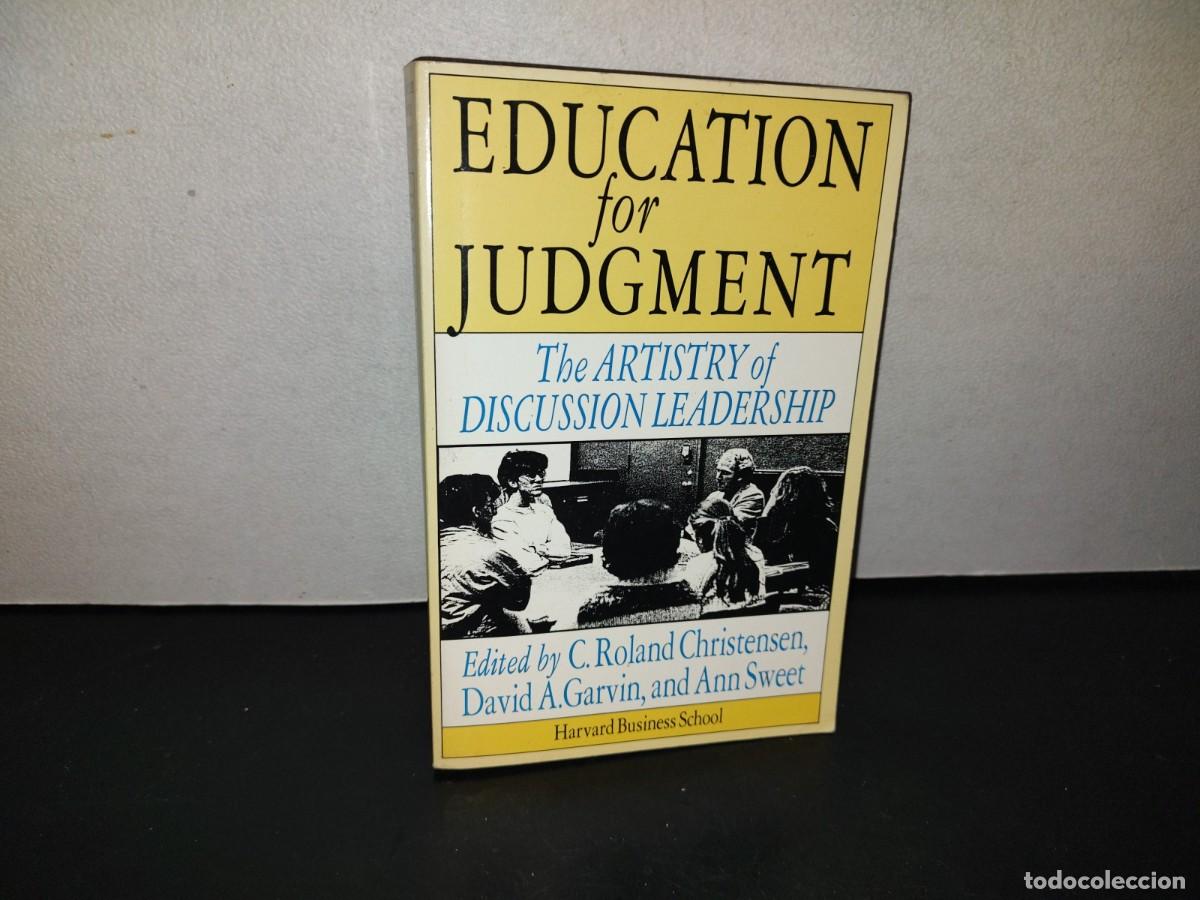 Libros de segunda mano: 217- Education For Judgment. The Artistry Of Discussion Leadership - C. Roland Christensen