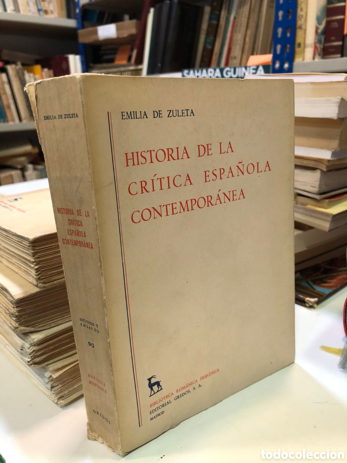 Livres d'occasion: Historia de la cr&iacute;tica espa&ntilde;ola contempor&aacute;nea - Emilia de Zuleta