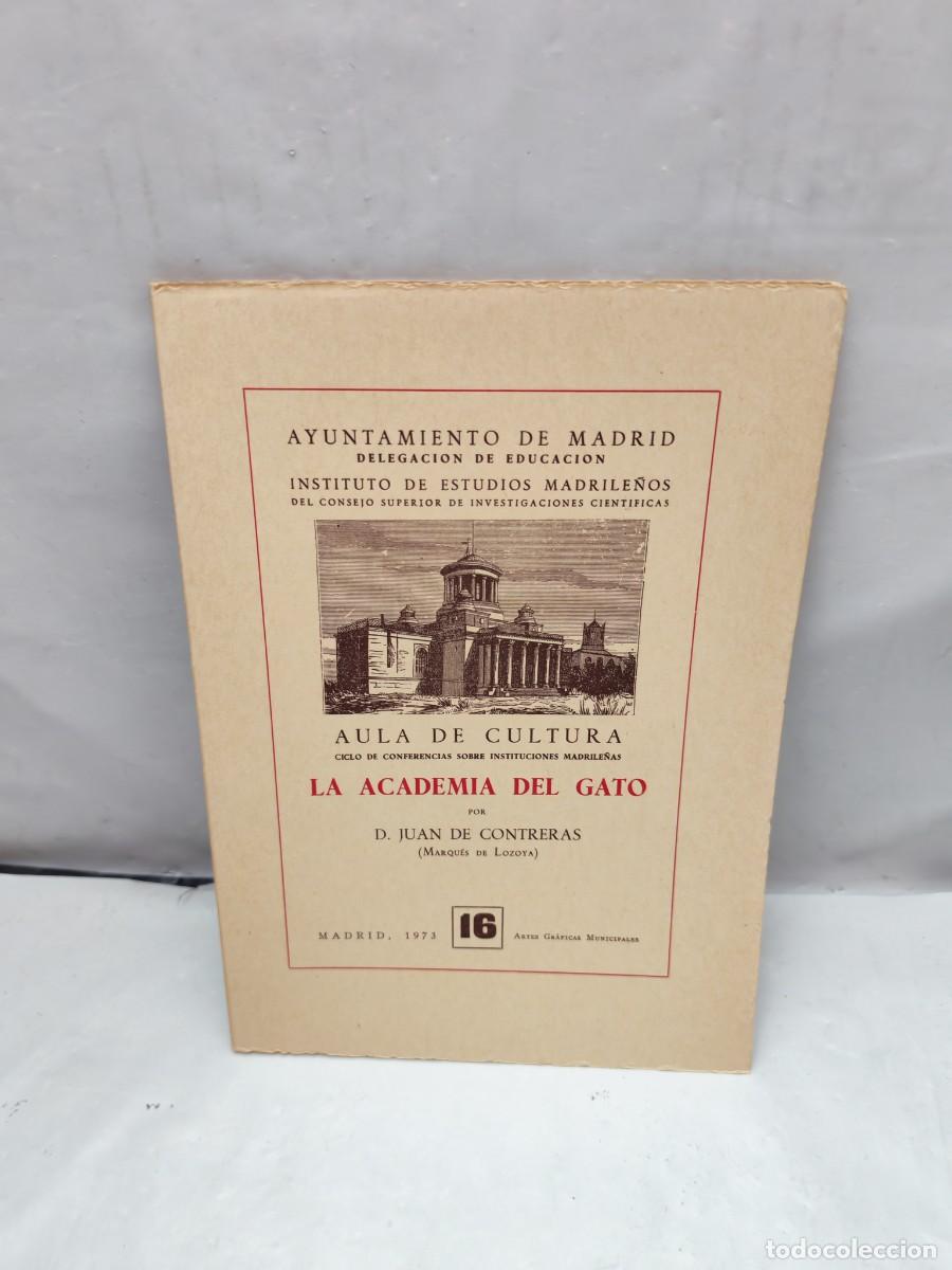 Libros de segunda mano: La Academia del Gato (Primera edici&oacute;n) - Foto 1
