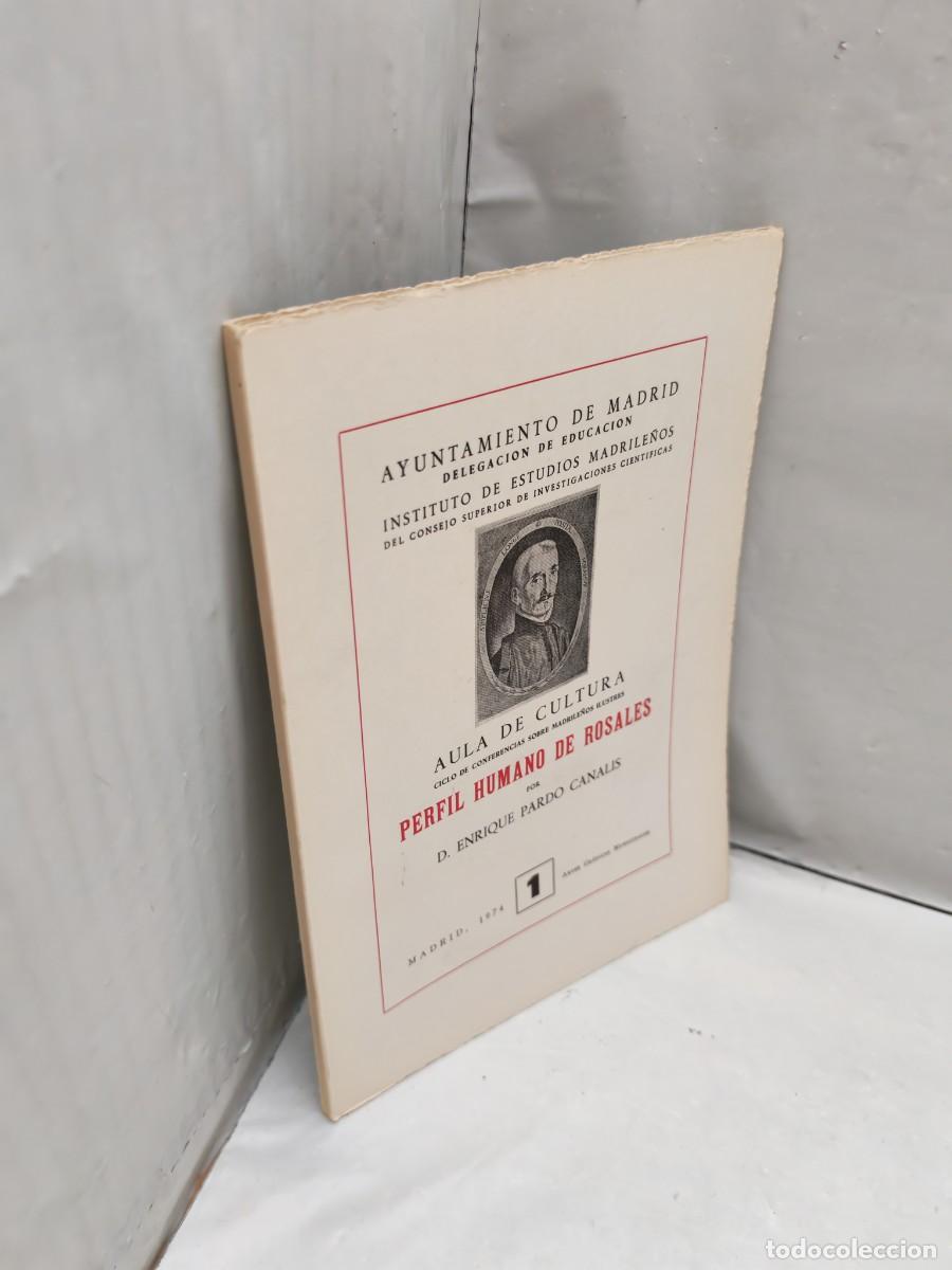 Libros de segunda mano: Perfil humano de Rosales (Primera edici&oacute;n) - Foto 3