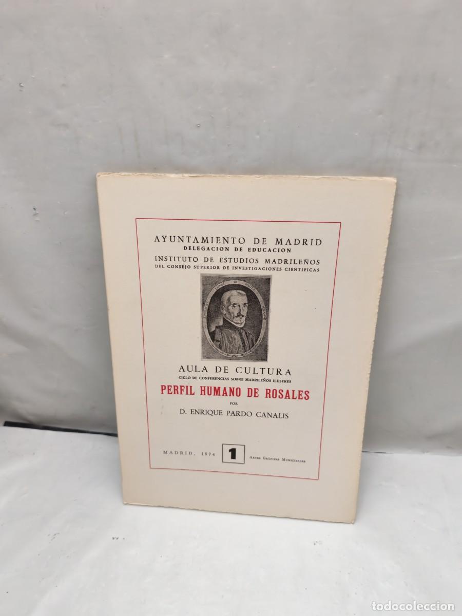Libros de segunda mano: Perfil humano de Rosales (Primera edici&oacute;n) - Foto 1