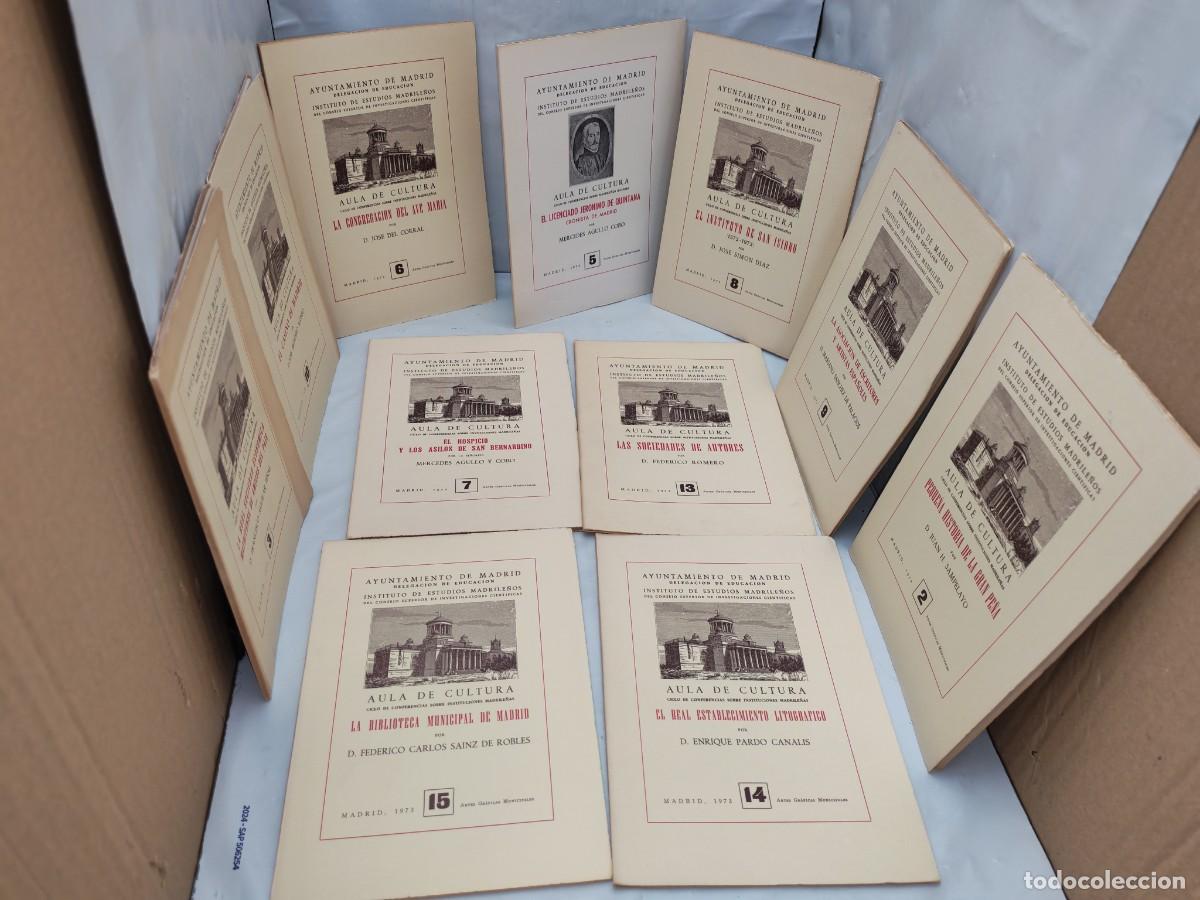 Libri di seconda mano: PACK 11 Conferencias (sobre Instituciones Madrile&ntilde;as y Madrile&ntilde;os Ilustres) PRIMERAS EDICIONES