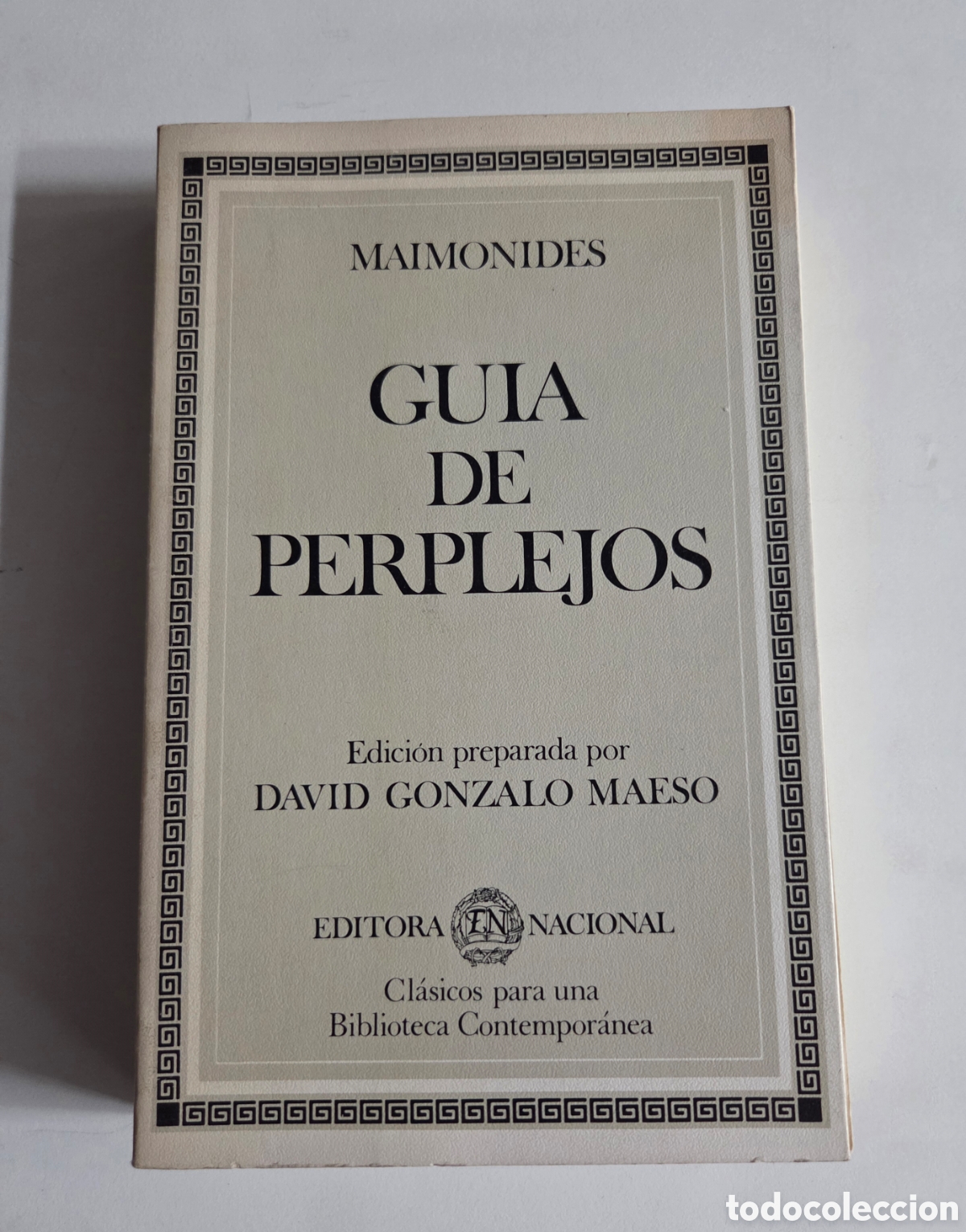 Libros de segunda mano: Gu&iacute;a de perplejos. Maimonides. Editora Nacional, 1984 - Foto 1