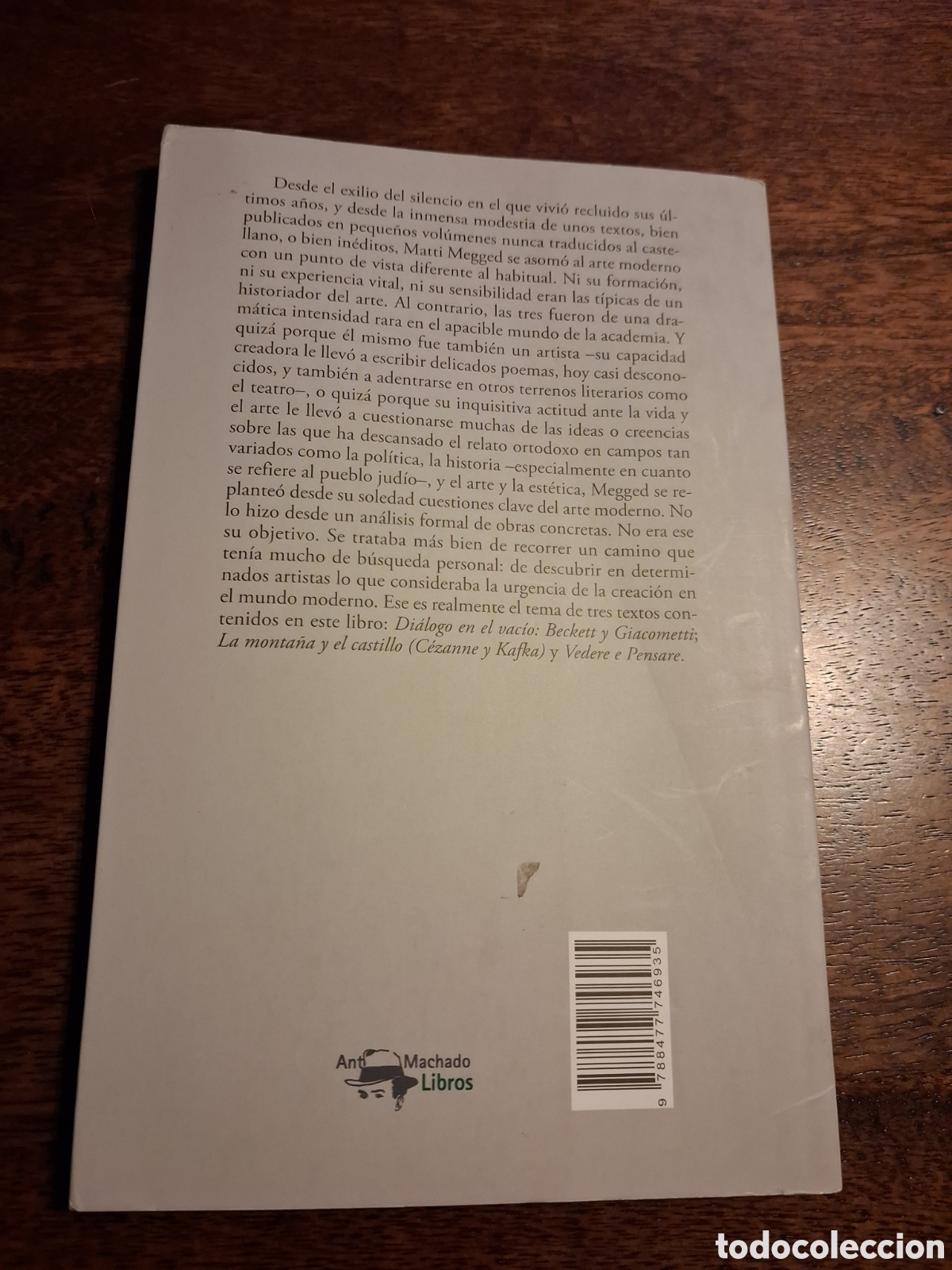 Libros de segunda mano: Di&aacute;logo en el vac&iacute;o y otros escritos. Matti Megged - Foto 2