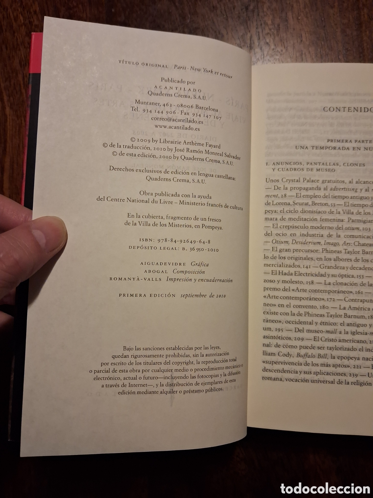 Libros de segunda mano: Par&iacute;s-Nueva York-Par&iacute;s, Marc Fumaroli - Foto 5