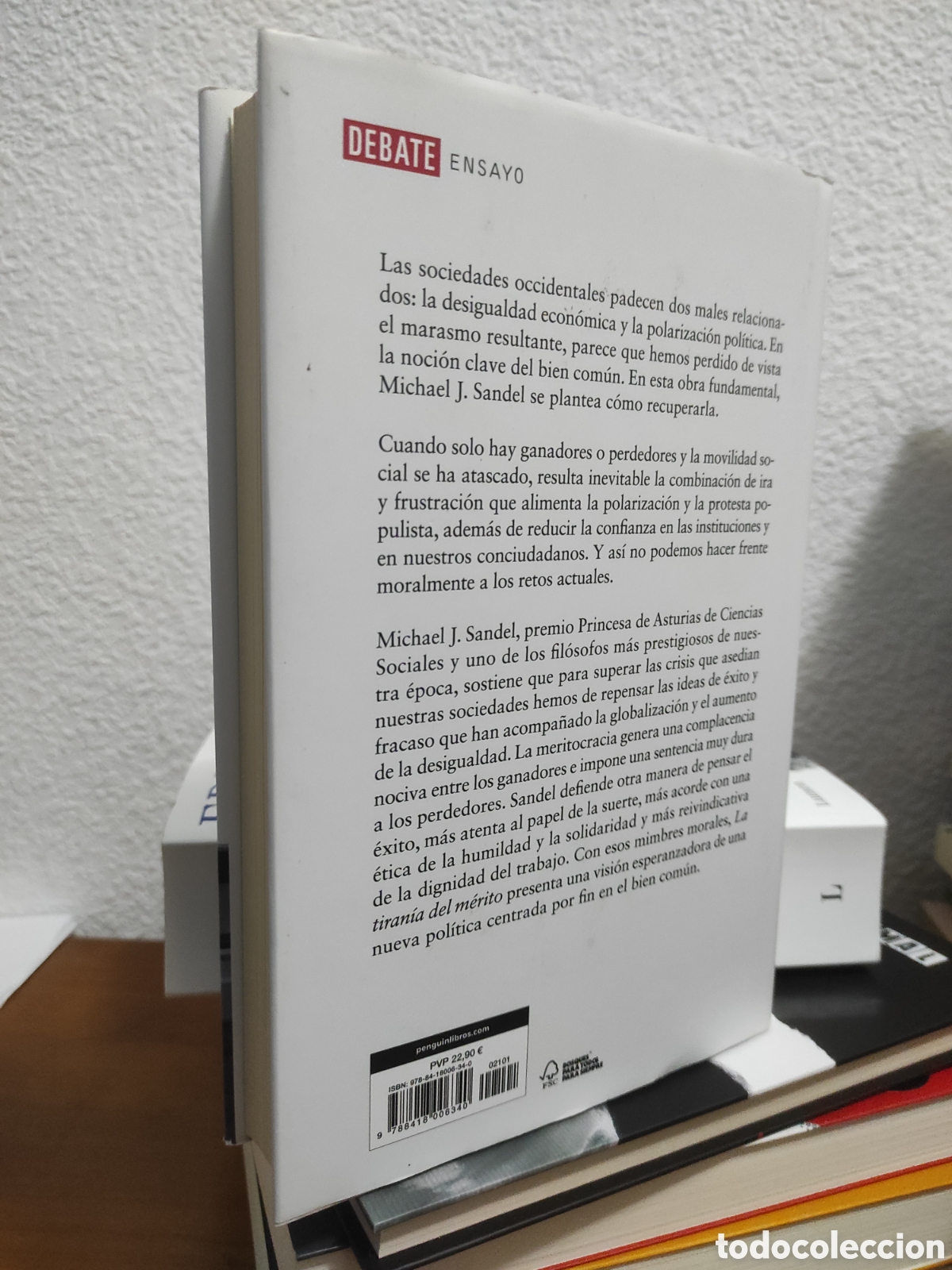 Libros de segunda mano: La tiran&iacute;a del m&eacute;rito - Sandel, Michael J. - Foto 2