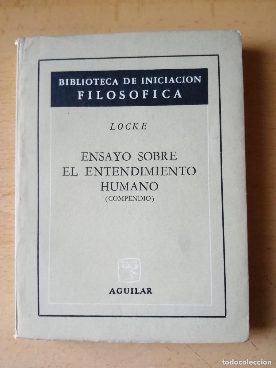 Libros de segunda mano: ENSAYO SOBRE EL ENTENDIMIENTO HUMANO (LOCKE)