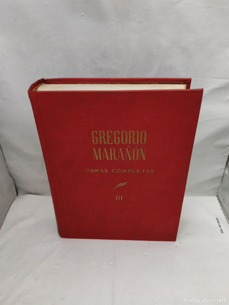 Livres d'occasion: Gregorio Mara&ntilde;&oacute;n. OBRAS COMPLETAS. Tomo III: Conferencias (Primera edici&oacute;n, tapa dura)