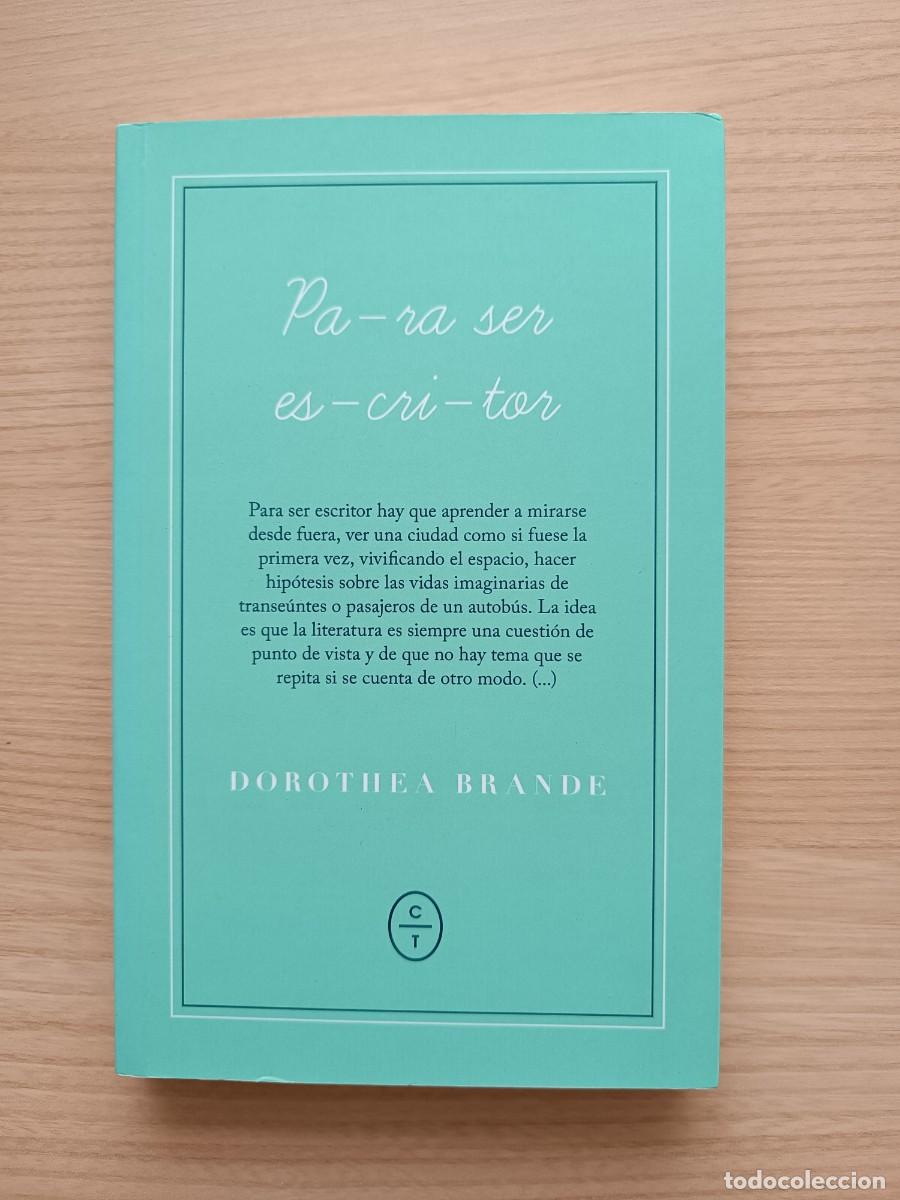 Libros de segunda mano: Para ser escritor - Dorothea Brande