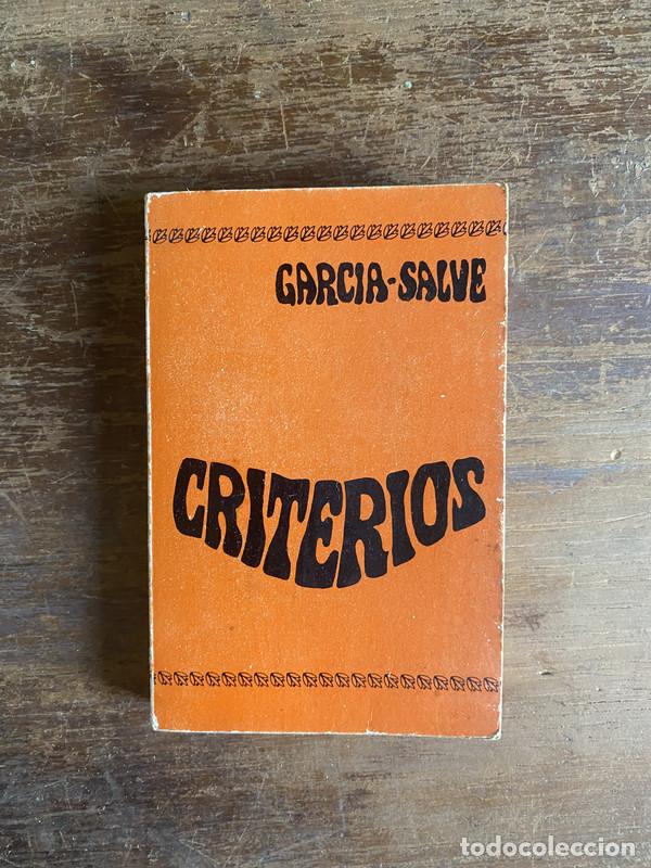 Libros de segunda mano: Criterios - Garcia-Salve - Foto 1