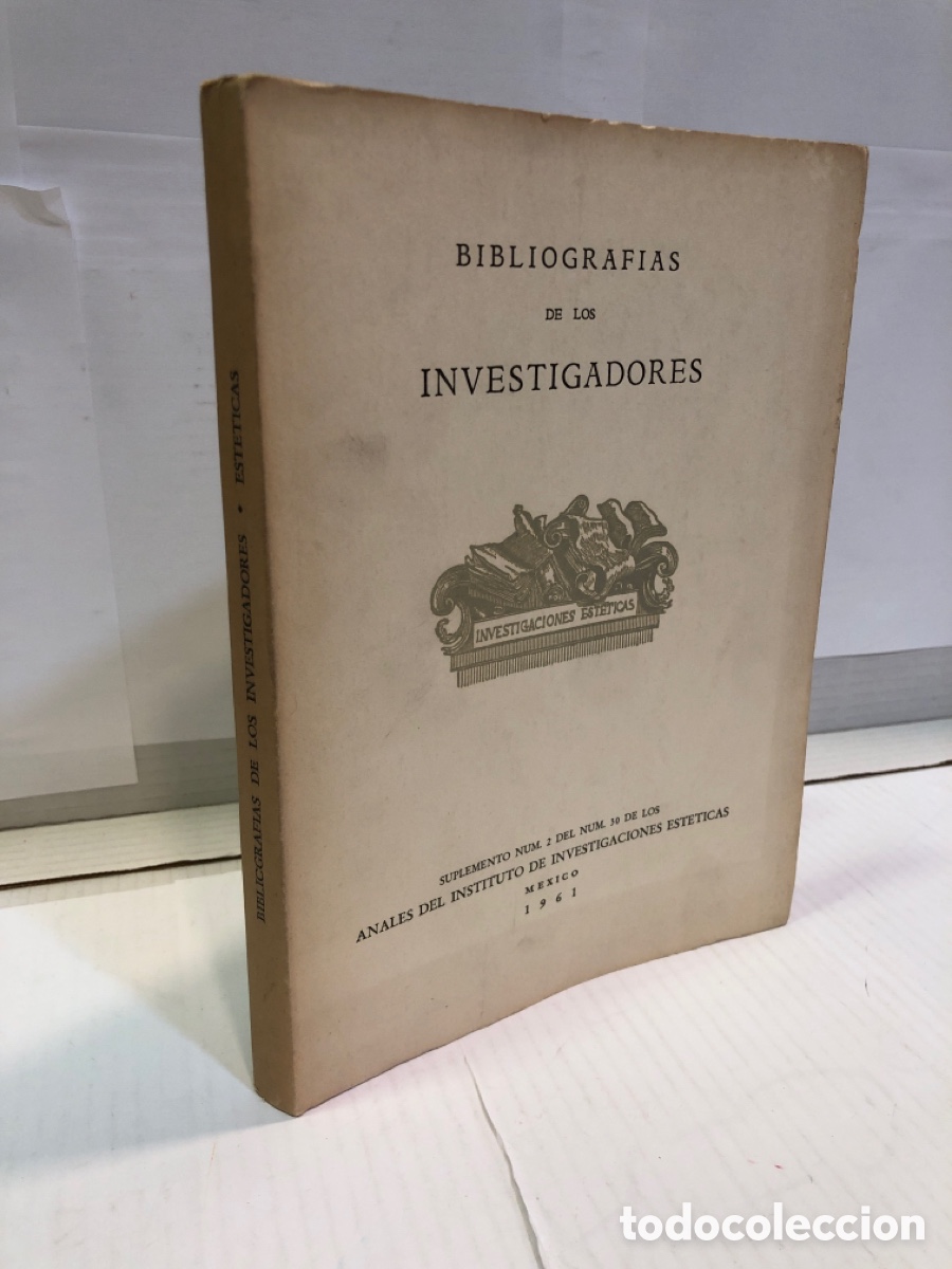 Libros de segunda mano: Bibliograf&iacute;as de los investigadores