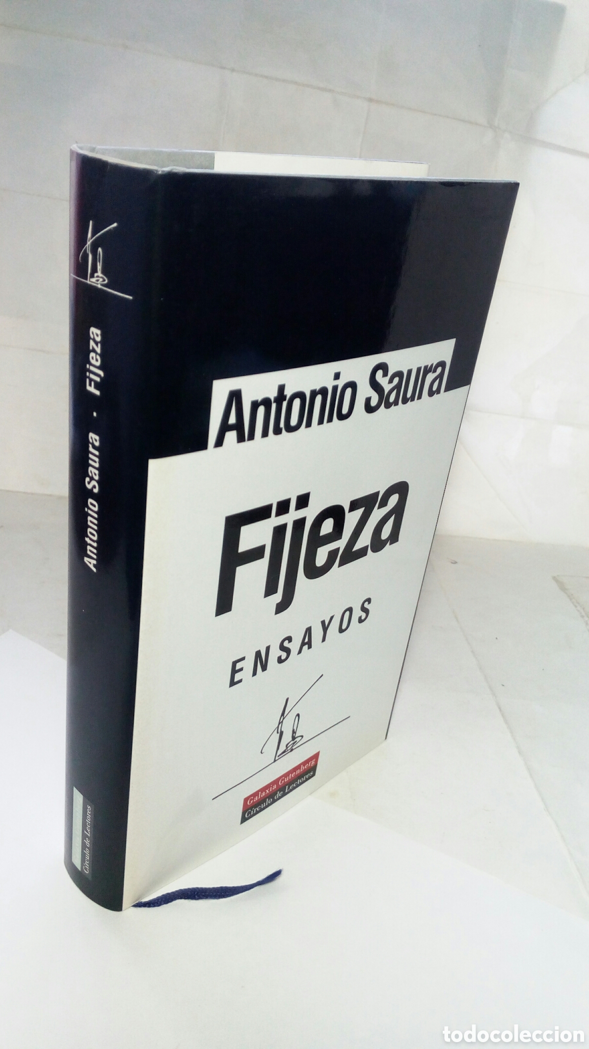 Libros de segunda mano: Fijeza. Antonio Saura. Ensayos. - Foto 9