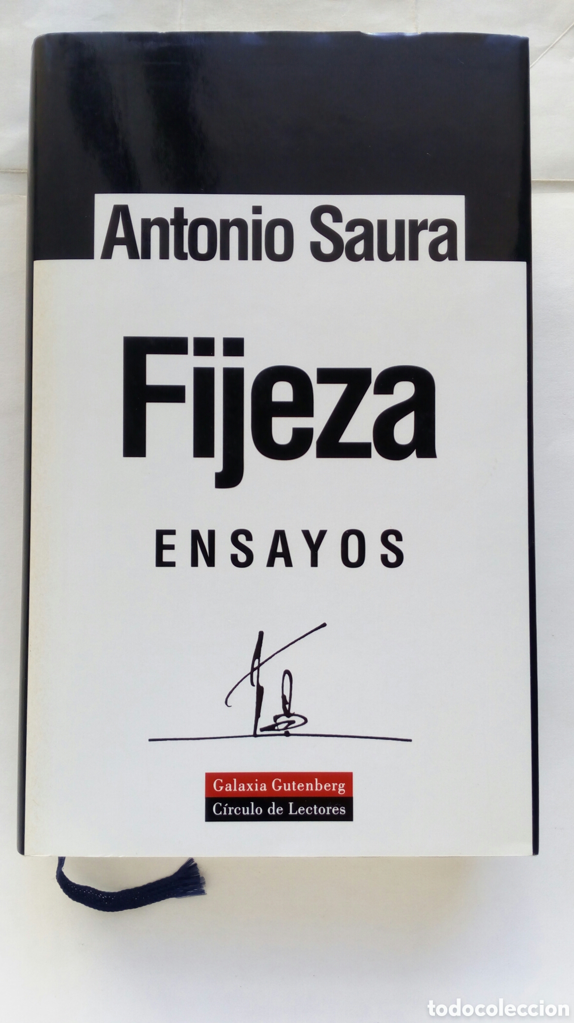 Libros de segunda mano: Fijeza. Antonio Saura. Ensayos. - Foto 1