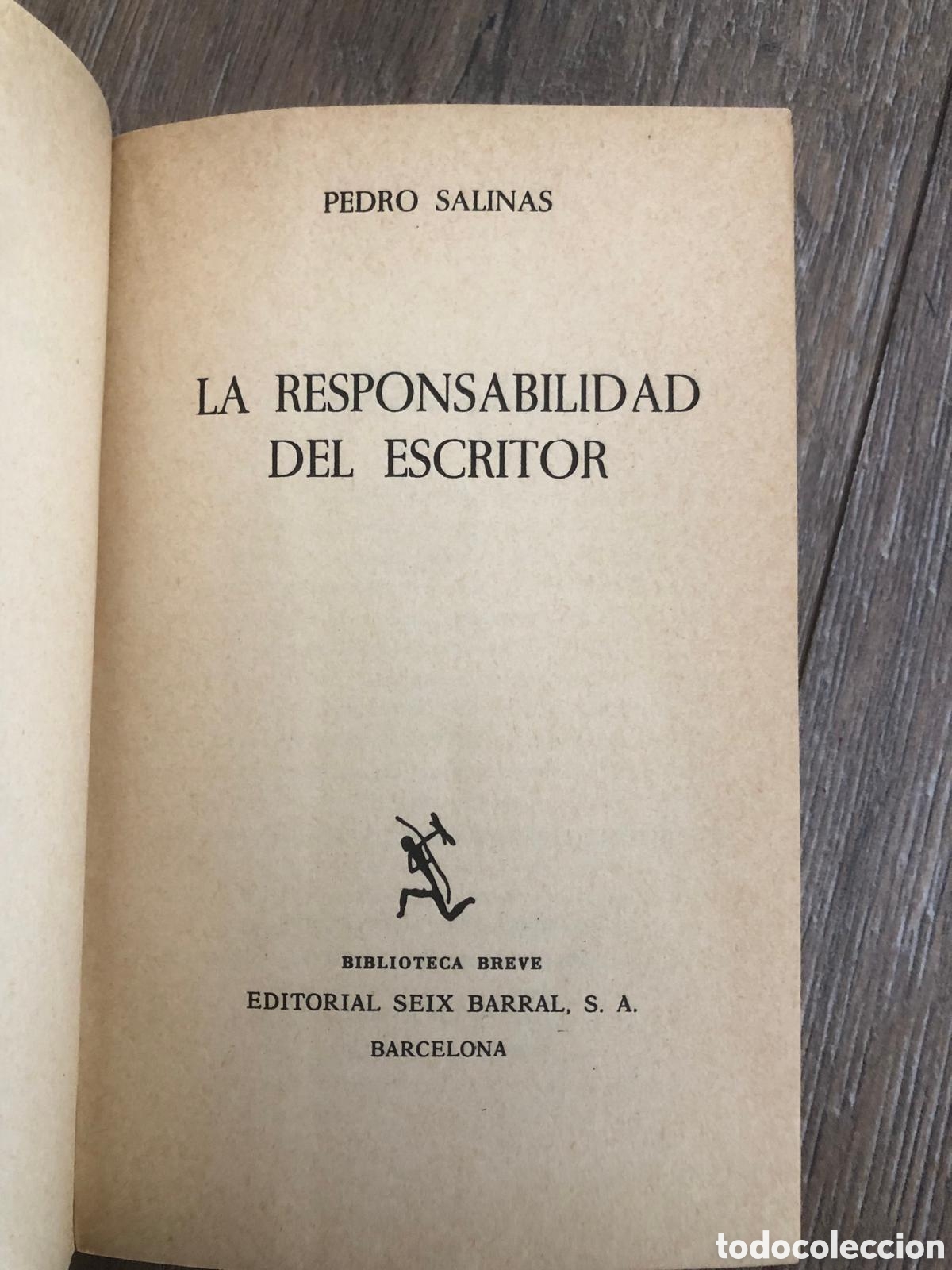 Libros de segunda mano: La Responsabilidad del Escritor y otros ensayos - Foto 2