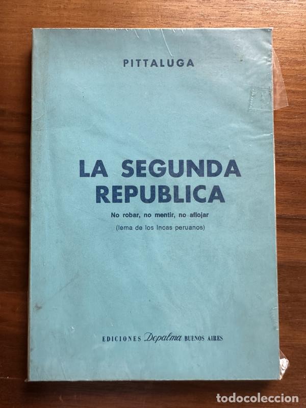 Libros de segunda mano: La Segunda Republica - Pittaluga - Foto 1