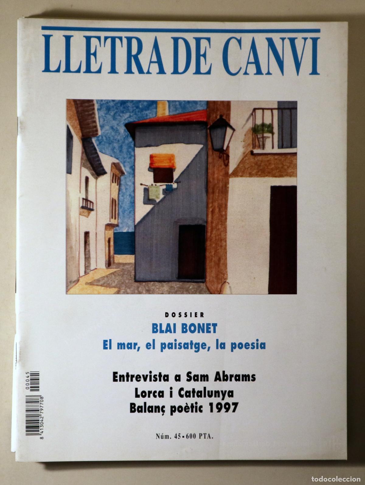 Gebrauchte B&uuml;cher: (Bonet, Blai - Abrams, Sam) - LLETRA DE CANVI N&ordm; 45 - Barcelona s/d