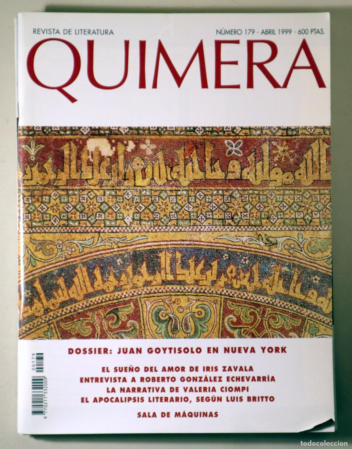 Second hand books: (Goytisolo, Juan - Zavala, iris) - QUIMERA N&ordm; 179: Juan Goytisolo en Nueva York - Barcelona 1999 - I