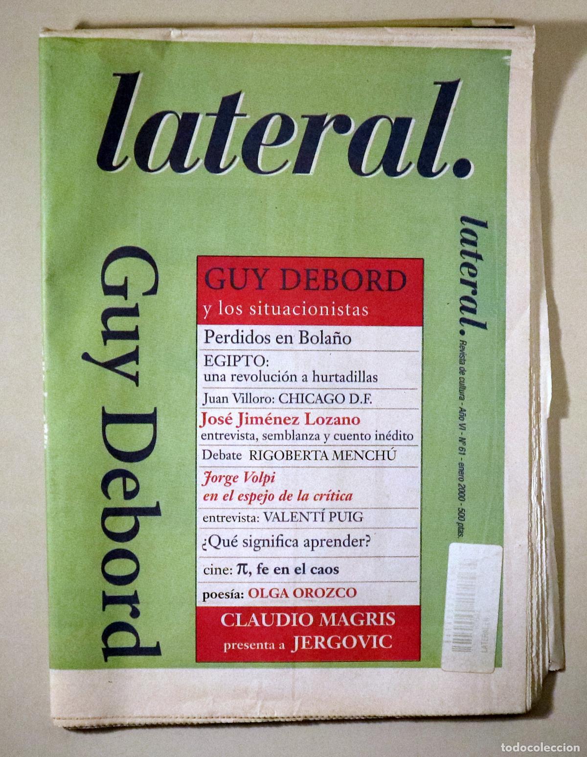 Gebrauchte B&uuml;cher: (Debord, Guy - Bola&ntilde;o, Roberto) - LATERAL N&ordm; 61: Guy Debord y los situacionistas - Barcelona 2000