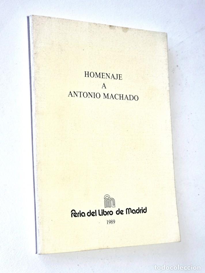 Libros de segunda mano: HOMENAJE A ANTONIO MACHADO - Foto 1