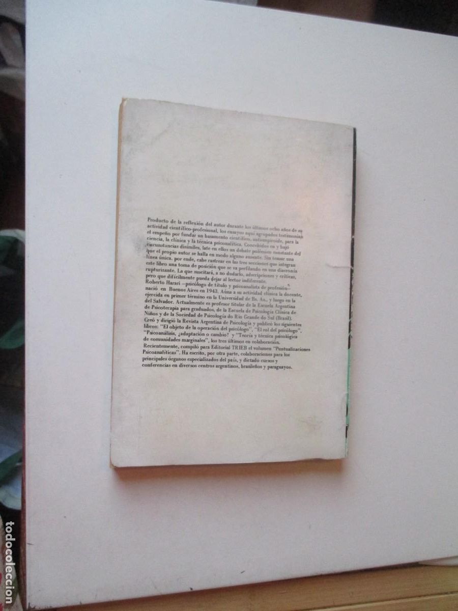 Libros de segunda mano: ROBERTO HARARI Textura y abordaje del inconsciente W40255 - Foto 2