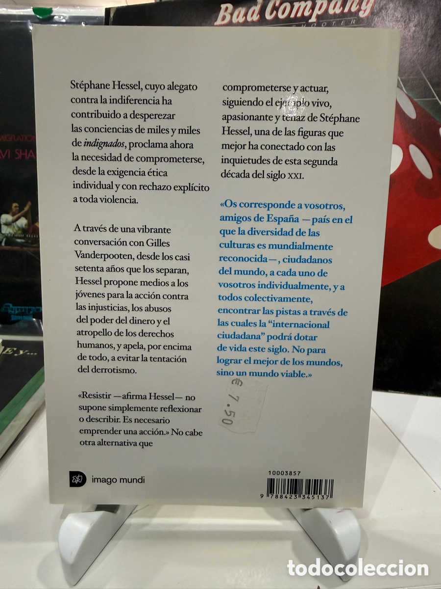 Libros de segunda mano: St&eacute;phane Hessel - &iexcl;Comprometeos! (2011, Destino) - Foto 2