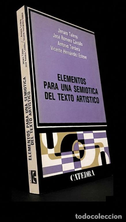 Libros de segunda mano: �F3159 - ELEMENTOS PARA UNA SEMIOTICA DEL TEXTO ARTISTICO. POESIA. NARRATIVA. TEATRO. CINE.