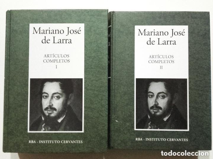 Libros de segunda mano: ARTICULOS COMPLETOS - MARIANO DE LARRA - 2 TOMOS - RBA
