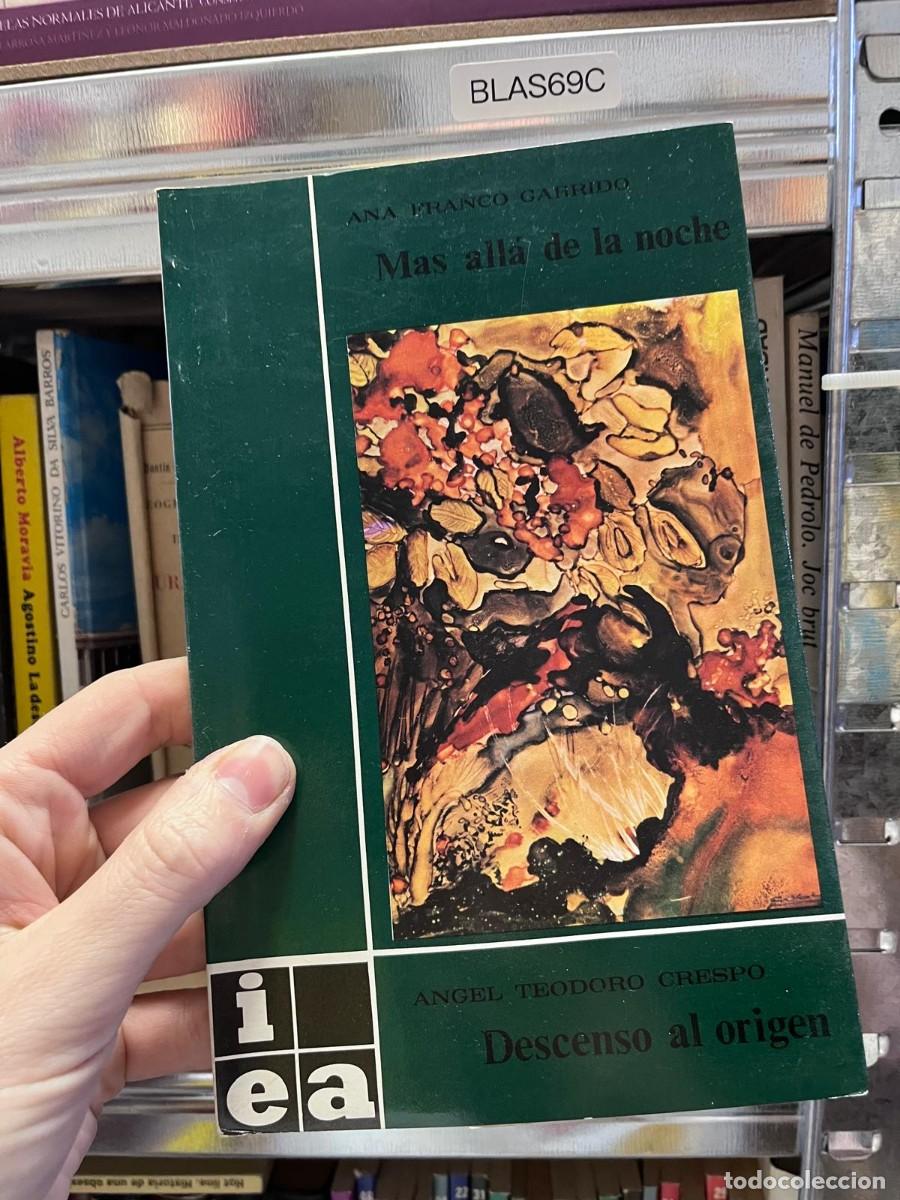 Libros de segunda mano: BLAS69C &mdash; M&aacute;s all&aacute; de la noche / Descenso al origen &mdash; Ana Franco Garrido / &Aacute;ngel Teodoro Crespo &mdash; IE