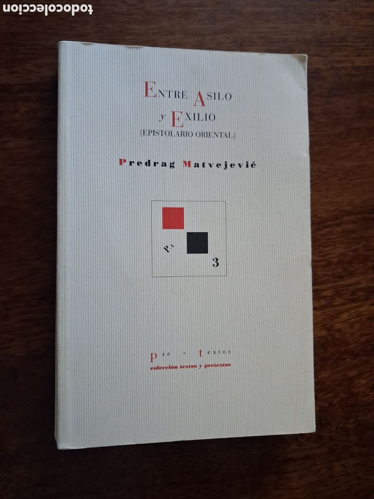 Libros de segunda mano: Entre asilo y exilio. Predrag Matvejevic - Foto 1