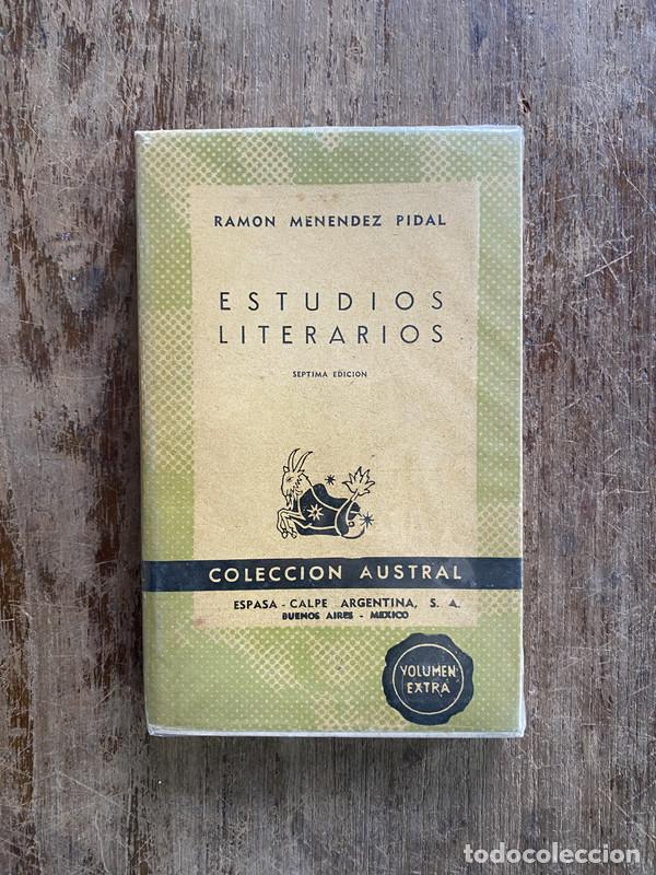 Gebrauchte B&uuml;cher: Estudios Literarios - Menendez Pidal Ramon