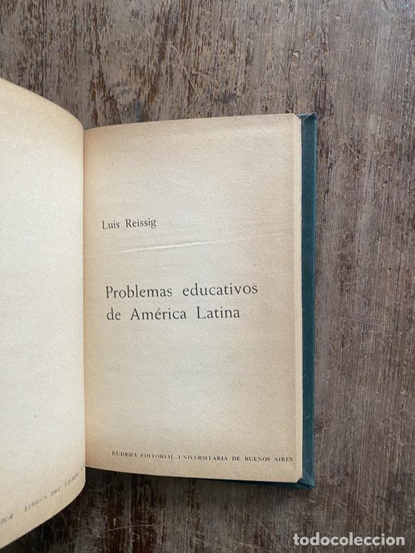 Gebrauchte B&uuml;cher: Problemas educativos de America Latina - Reissig Luis