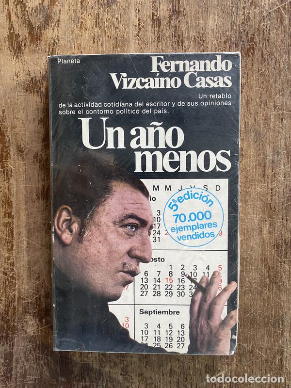 Libros de segunda mano: Un a&ntilde;o menos - Vizcaino Casas Fernando
