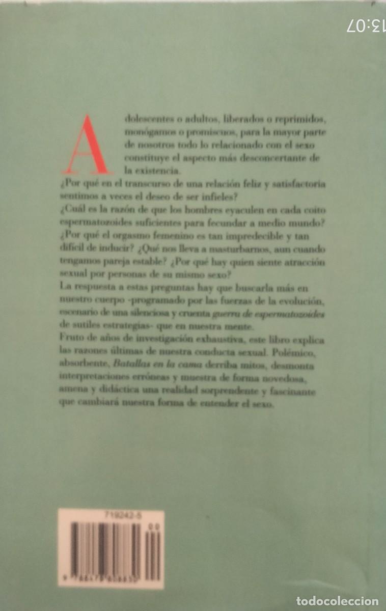 Libros de segunda mano: Robin Barker-Batallas en la cama.Temas de hoy.1997. - Foto 2