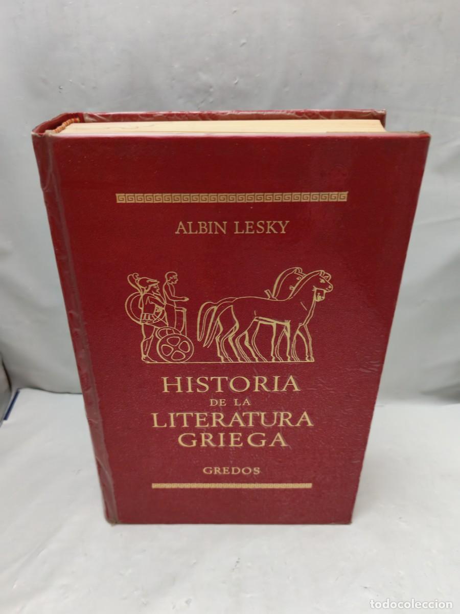 Livres d'occasion: Historia de la literatura griega (Gredos 1983, Obra completa en 1 tomo (CONTIENE SUBRAYADOS)