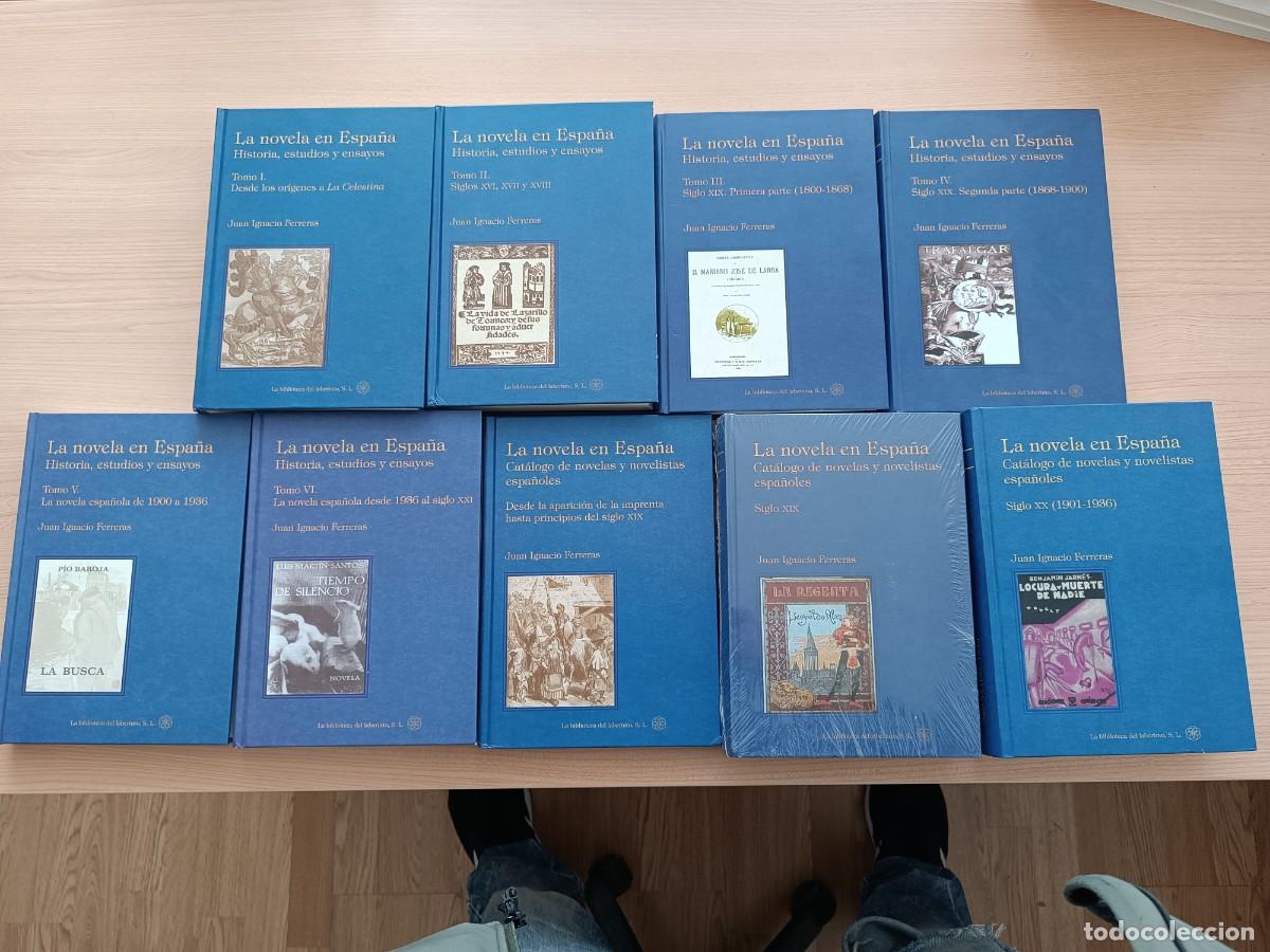 Libros de segunda mano: La novela en Espa&ntilde;a. Completa en 9 tomos - Juan Ignacio Ferreras. La Biblioteca del Laberinto