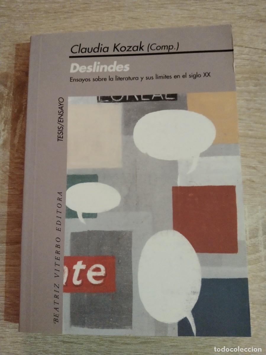 Livros em segunda m&atilde;o: DESLINDES - ENSAYOS SOBRE LA LITERATURA Y SUS LIMITES EN EL SIGLO XX