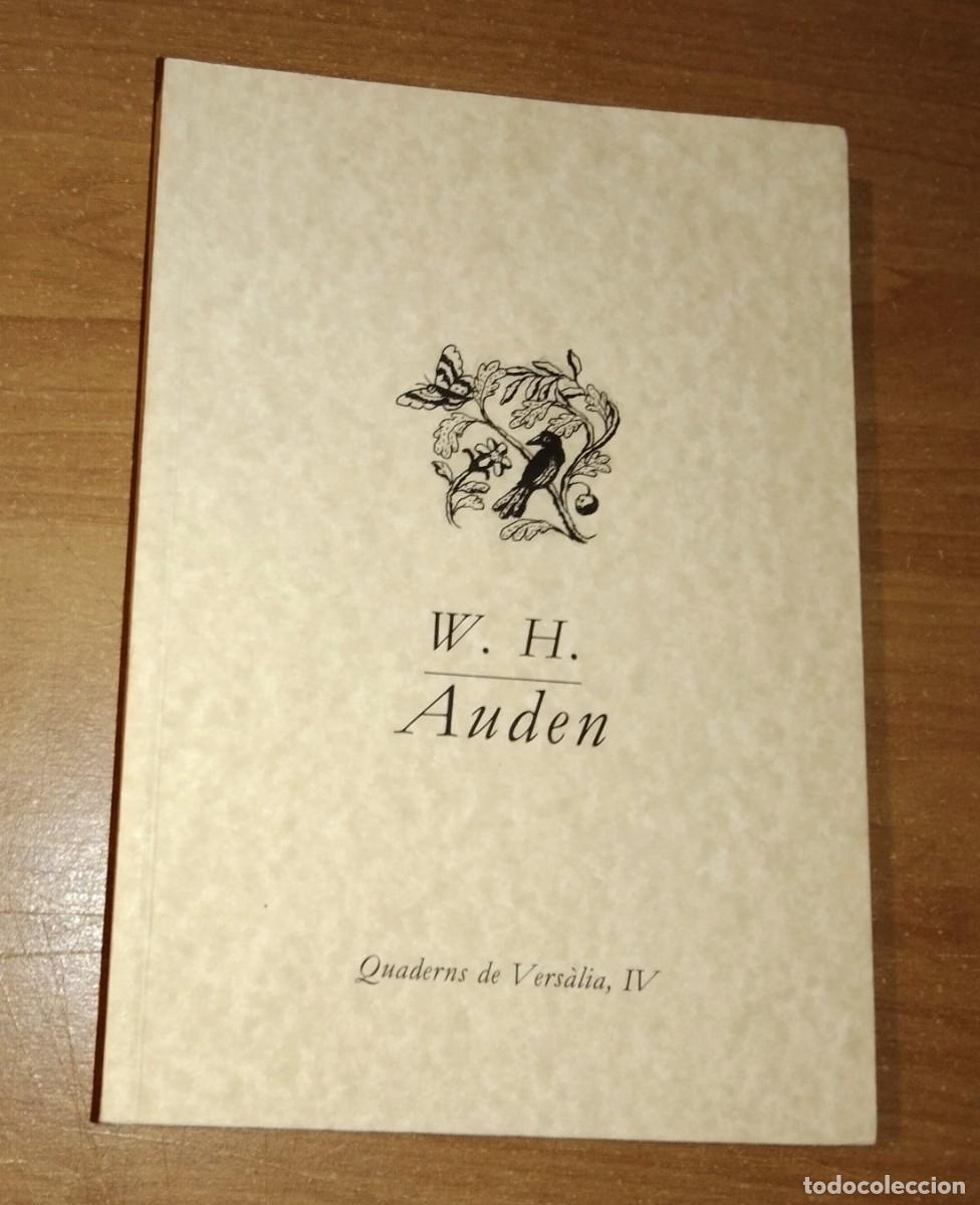 Libros de segunda mano: W. H. AUDEN - QUADERNS DE VERS&Agrave;LIA, 2014