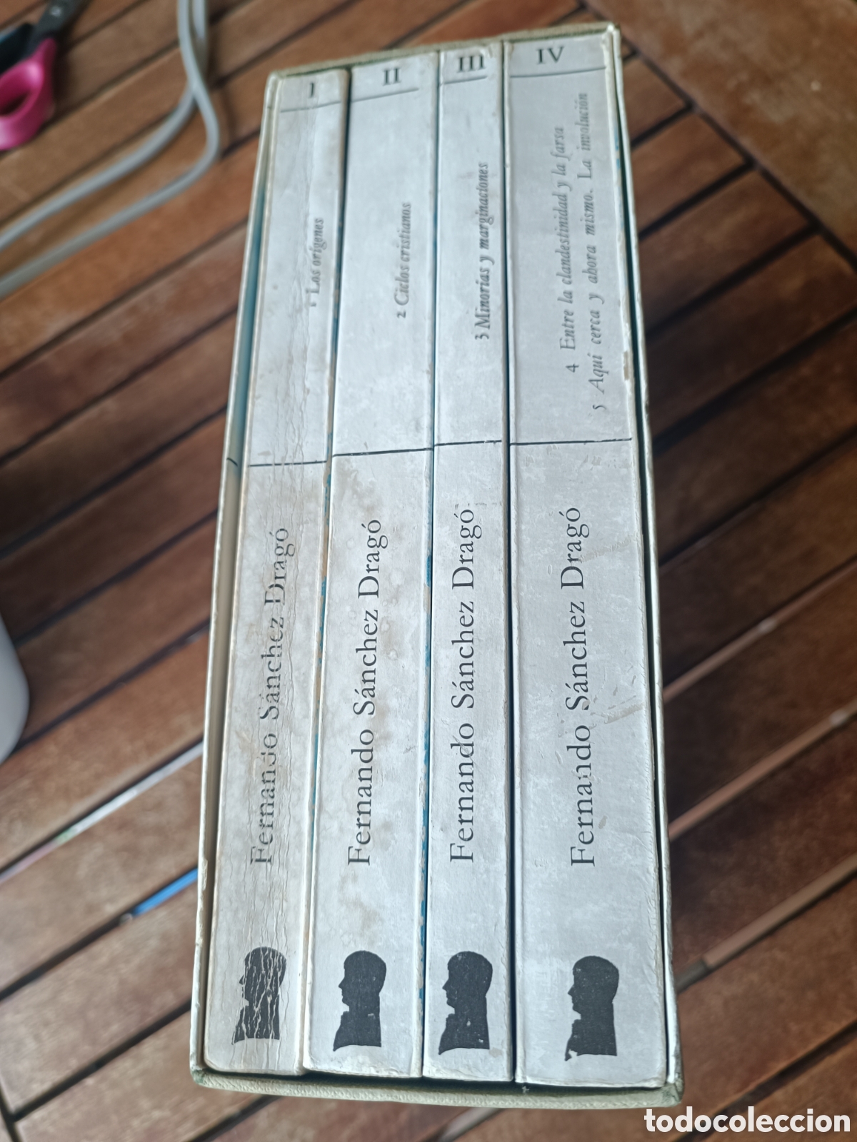 Libros de segunda mano: Gargoris y Habidis Fernando S&aacute;nchez Drag&oacute; estuche hiperion 4 vol Obra completa historia antropolog&iacute;a