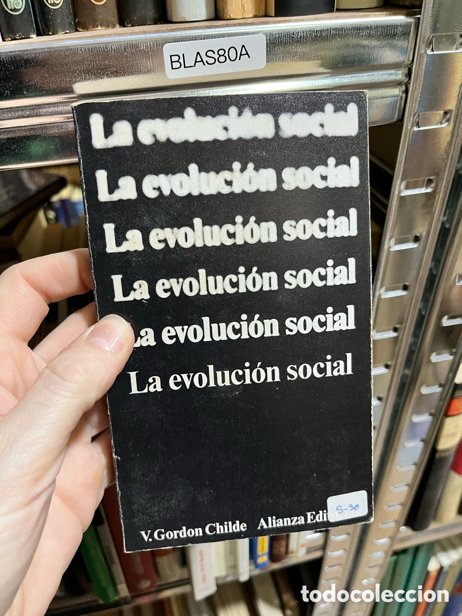 Libros de segunda mano: Blas80A La evoluci&oacute;n social V. Gordon (alianza)