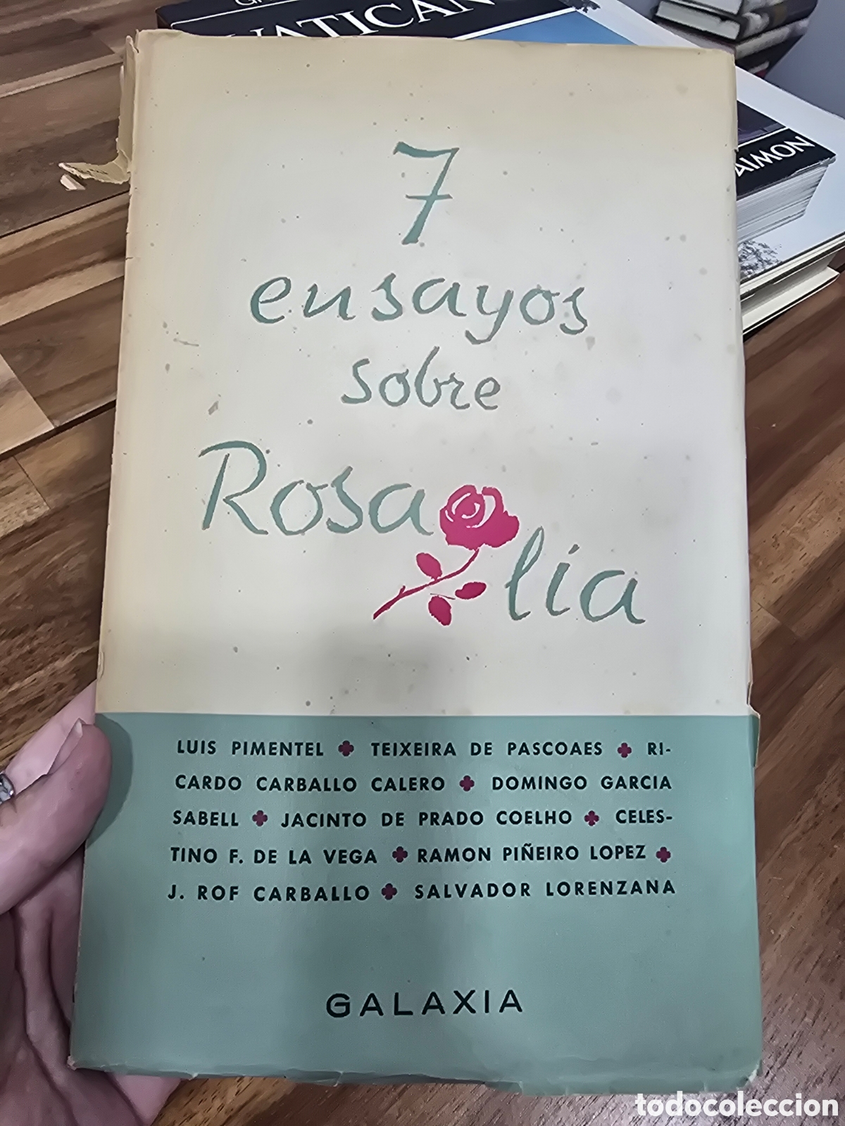 Libros de segunda mano: 7 ENSAYOS SOBRE ROSALIA Varios autores GALAXIA 1952