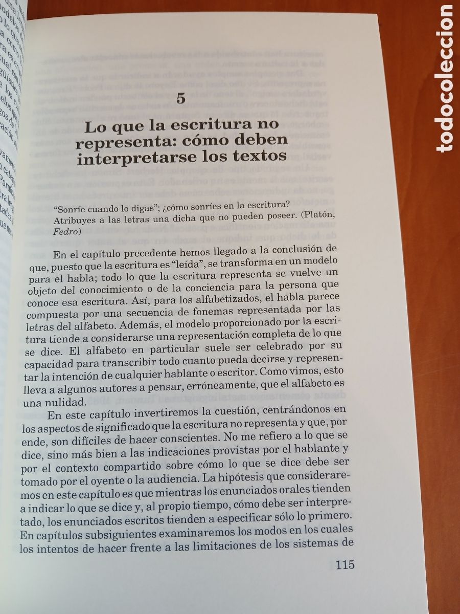 Libros de segunda mano: El mundo sobre el papel. David R. Olson. - Foto 10